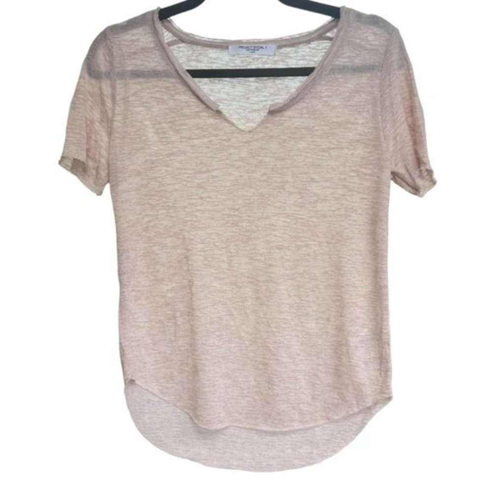 Women's NWOT Urban Outfitters Project Social T Sheer Short Sleeve‎ T-Shirt XS